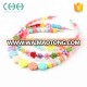 variety color children intellectual string beads 24 grid diy handmade beaded baby puzzle early childhood toy for Hair band