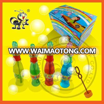 Summer Top Sell Cola Bottle Bubble Water /Bubble Soap With Cola Whistle Toy Bottle /35ml Cola Bubble Toy