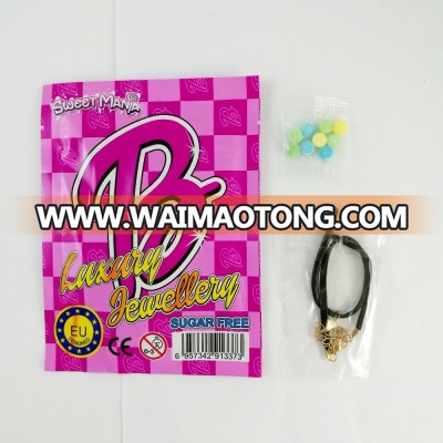 Choker Fashion Necklace Toys With Sugarfree Fruit Flavored Candy