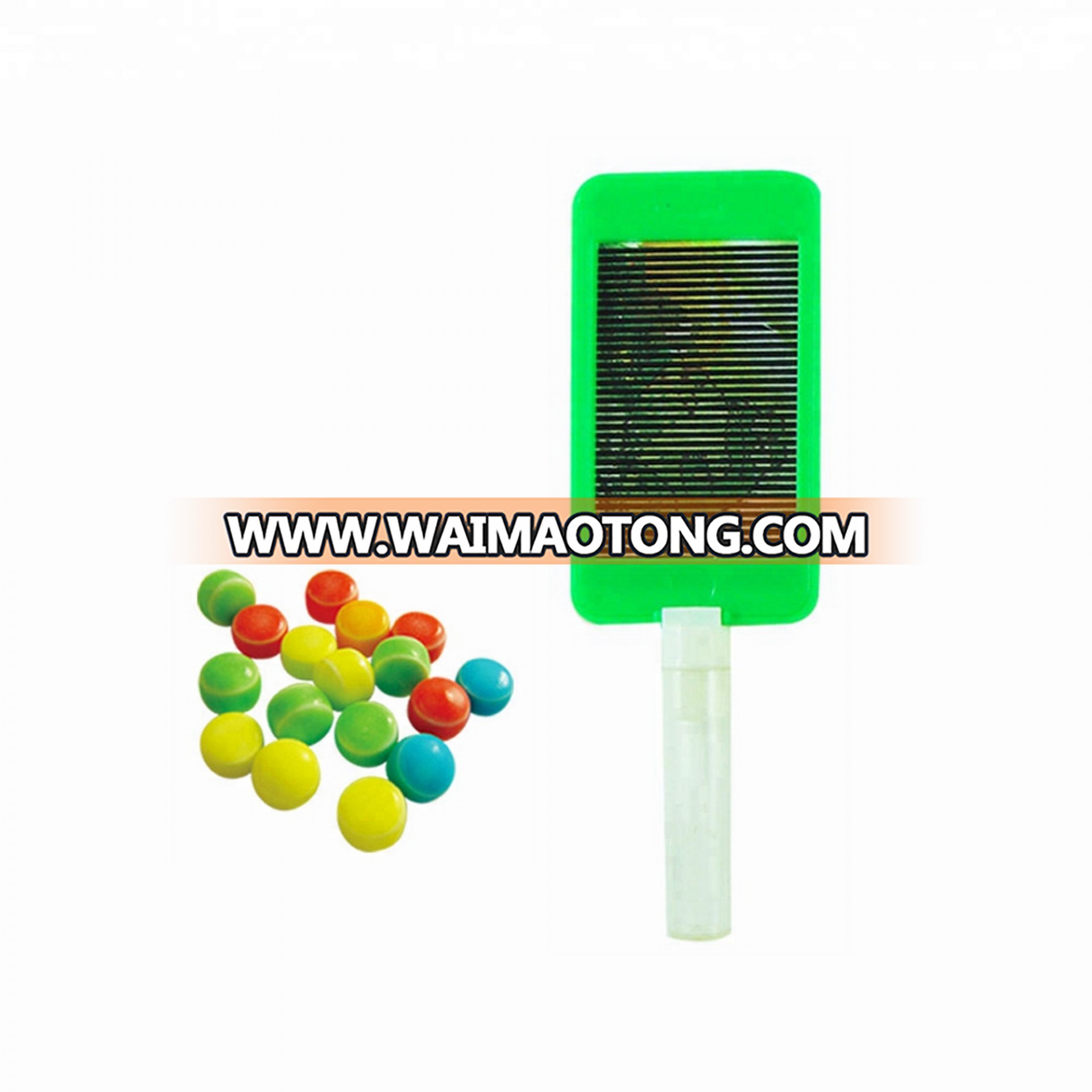 Mobile Phone Flash Card Toy With Compressed Candy